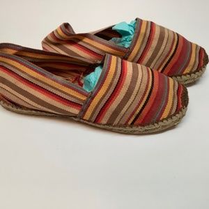 Striped Espadrilles Ladies 8